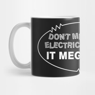 Electrical Engineer Megahertz White Oval Mug